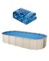 Oval 15x30 ft. above ground pool liner, 48-54 cm height, vinyl