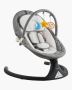 Baby rocking chair with 5 speeds, remote control and Bluetooth, 0-9 months.