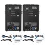 Cold spark fireworks device, 2x700 W, adjustable height, DMX controller