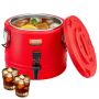 Insulated beverage dispenser 8 L, 304 stainless steel, with tap