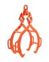 28-inch steel log lifting tongs, 2650 lb lifting capacity