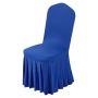 30 pcs. blue stretch chair covers, polyester and spandex, up to 20x17x37 cm