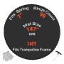 Replacement 14ft round trampoline mat, UV resistant