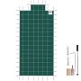 Green Winter Pool Mesh Cover for 20x40 Feet Rectangle