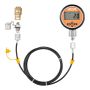 Digital hydraulic pressure test set, 700 bar, with manometer and hose
