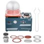 Vacuum casting machine with 290W power and 3 CFM pump, 280x280 mm worktable