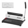 Spiral binding machine with hole punch, manual, A4/A5