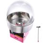 Commercial cotton candy machine with lid 1000W