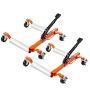 Ratchet trolley for cars and trucks, 1360 kg, 2 jacks