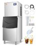 Commercial Ice Maker 450LBS with 250LBS Storage Bin
