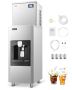 Commercial ice factory machine with large ice storage and touch screen