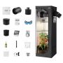Indoor grow tent 60x60x180 cm with LED lights and ventilation