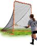 Lacrosse goal with steel frame, 6' x 6', foldable, orange