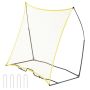 Portable Soccer Ball Rebound Wall, 7x7 ft, Iron and Polyester