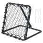 Soccer ball rebound net 34"x34" adjustable angle