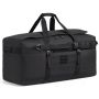 Tactical sports bag 100 L black with MOLLE design