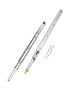 Pair of full-extension drawer runners, 16-60 cm, lockable, ball bearing, 250 lb load capacity