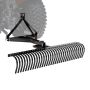 Towed 3-point lawn rake, 152 cm, with accessories