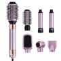 Multifunctional hair styling and drying ionic brush, 6 in 1, 4 temperatures