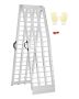 Aluminum loading ramp, 1000 lbs, universal, with handles