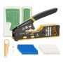 Pressimistööriistade komplekt VEVOR HT-6088, 50 pistikut ja 50 otsakut, 23 × 12 × 7 cm