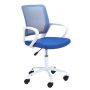 Lastekontoritool AkordV2 FD-6, valge/sinine, 53 × 81–93 × 56,5 cm