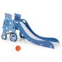 Children's slide, 4 in 1 with ladder, Blue/green/pink, 60 × 30 × 28 inches