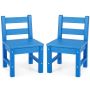 Children's chair, with backrest, Blue/gray/green/red, 35.56 × 33.02 × 57.15 cm