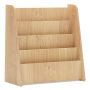 Children's bookshelf, 4 compartments, 57.5 × 26.5 × 59 cm