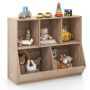 Children's shelf-organizer, 5 cubes, 90.17 × 76.2 × 40.64 cm