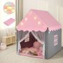 Children's play tent, with mat and string lights, 105 × 121 × 136 cm