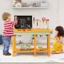 Children's workbench, 16 tools, 84.5 × 37 × 80.5 cm