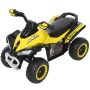 Children's quad bike Homcom 67.5x38x44cm., black/yellow