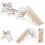 Children's climbing set, 3-piece, White/sand, 72.5 × 42 × 65.5 cm
