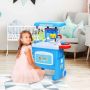 Children's medical toy set, with wheels, 52 × 20 × 51–60 cm