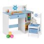 Детский письменный стол и стул Relaxdays 10037792.0, Комплект стола и стула, 80 × 79,5 × 40 см