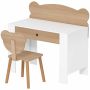 Laste kirjutuslaua ja tooli komplekt, 1 laud ja 1 tool, 80 × 74,5 × 41 cm
