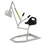 Children's sand digging excavator, 360° rotation, yellow and gray, 112 × 40 × 64 cm