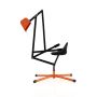 Children's sand digging excavator, 360° rotation, yellow and orange colors, 123 × 62 × 62 cm