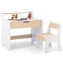 Children's table and chair set, 1 chair, white, 60.96 × 59.69 × 47 cm