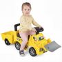 Children's ride-on toy, with removable trailer, Yellow, 99 × 22 × 37.5 cm