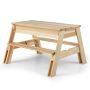 Children's activity table and bench set, 4 in 1, 90 × 78 × 55.5 cm