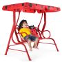 Children's outdoor swing, two-seater, 112 × 76.5 × 111 cm