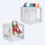 Laste taburetid Relaxdays, 2 tk, 30 × 30 × 30 cm