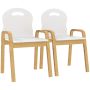 Laste toolide komplekt, 2 tk, 39 × 61,5 × 34 cm
