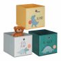 Детские коробки для хранения Relaxdays, 3 шт, 30 × 30 × 30 см