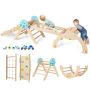 Children's climbing frame, 8 or 9 elements
