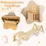 Children's climbing toy 7-in-1, wooden, foldable, 3-14 years, maximum weight 60 kg