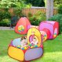 Children's tent and tunnel set, 7 pieces