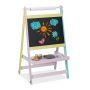 Детская доска для рисования Relaxdays, с бумажным рулоном, 56 × 90 × 42 см